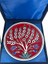Kırmızı Zeminli Hayat Ağacı Desenli 25CM Iznik Çini Tabak 3