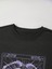 Siyah Önü Bisiklet Yaka Kalp Simgeleyen Iskelet Baskılı Sacin Rose Uzun Kol T-Shirt 2