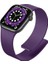 Apple Watch 11-10 46MM 9 8 7 45MM Se 6 5 4 44 Ultra 49MM Uyumlu Manyetik Silikon Deri Dokulu Kordon 1