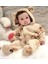 Unisex Bebek Welsoft Peluş Tulum Kapüşonlu Fermuarlı Ayıcık Desenli Kışlık 1