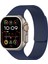 Apple Watch 11-10 46MM 9 8 7 45MM Se 6 5 4 44 Ultra 49MM Uyumlu Manyetik Silikon Deri Dokulu Kordon 5