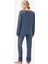 Kadın Uzun Kol Mavi Pijama Takımı – Tül Detaylı, Rahat Kumaş C1T3N915 3