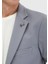 Açık Gri Düz Comfort Fit Örme Takım Elbise 5