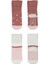 Bistyle Puanlı Kaymaz Havlu Soket Çorap 2'li BS10502 Pudra Pembe 3