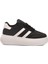 Siyah Beyaz Yüksek Taban Bağcıklı Unisex Sneaker Dvs-01 Z 2