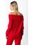 Madonna Yaka Triko Kazak Kırmızı 65380 4