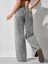 Kadın Baggy Fit Denim Jean Yıkamalı Pantolon 2