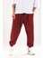 Erkek Fitilli Bordo Relax Fit Pileli Şalvar Pantolon COC1127 2
