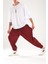 Erkek Fitilli Bordo Relax Fit Pileli Şalvar Pantolon COC1127 4