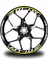 Sarı Yamaha mt 10 Sp Takım Jant Sticker Etiket 1