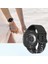Samsung Galaxy Watch 8 44MM 40MM Ile Uyumlu Metal Tokalı Purelux Soft Silikon Kordon 3