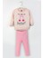 Kirazlı Bebe Taytlı Takım - Pembe 1