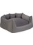 Zengezur Pet Comfort Barcelona Kedi ve Köpek Yatağı Gri 75X65CM 2