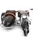 Dekoratif Metal Motosiklet Sepetli 5