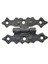 Antika Tarz Dekoratif Pirinç Yıldız Menteşe - 63X36 Mm, Oksit 1