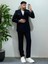 Erkek Lacivert Kruvaze Takım Elbise Modern Slim Fit Şık Damatlık Özel Gün Klasik Takım 5