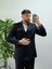 Erkek Lacivert Kruvaze Takım Elbise Modern Slim Fit Şık Damatlık Özel Gün Klasik Takım 6