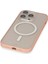 iPhone 13 Pro Kılıf Grand Magneticsafe Kapak - Pembe 4