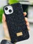 Iphone 13 - 14 ve 15 Uyumlu Elmas Tasarımlı Taşlı Işıltılı Parlak Pırlanta Silikon Kılıf 2