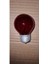 Kırmızı Akkor Flamanlı Top 10 Watt Gece Ampulü 1 Adet 4