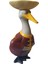 Vintage Duck Sculpture Fiberglass Kung Fu Panda Figür Oyuncak & 11 cm 2