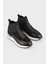 Siyah Deri Erkek Spor Bot 2