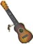 6 Telli Kahverengi Çocuk Gitarı Ispanyol Modeli 50 cm Eğlenceli Hediyelik Ürün 5