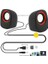 Bilgisayar Hoparlörü Pc Laptop Notebook 1+1 Ses Sistemi 3.5mm Jack Girişli Multimedia USB Speaker 3