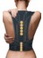 Dik Duruş Korsesi Kadın Erkek Ortopedik Durmak Için Sırt Korse Kamburluk Önleyici Bel Siyah 4