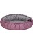 Zengezur Pet Comfort Sunflower Kedi ve Köpek Yatağı Çift Taraflı Pembe/gri 60CM 2