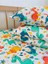 Park Yatak Bebek Müslin Nevresim Takımı Dinazor 70X110 4