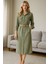 Safir Yeşil Kadın Elbise 1