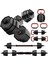 4’ü 1 Arada Dambıl Seti 20 kg | Ayarlanabilir Dumbbell – Barbell – Kettlebell – Şınav Barı Spor Seti 1