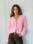 Önden Bağlamalı Hırka Kadın Pembe 4