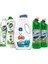 Evde Temizlik Paketi Krem AMONYAK750 Ml+Domestos 750ML+D2+ Jel 750 Ml+Omo Sıvı Active 1690ML 2