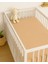 Müslin Lastikli Çarşaf – 70X110 Bebek Yatağı Için | %100 Doğal Pamuk, Bej 4
