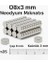 50 Adet 8X3MM Yuvarlak Neodyum Mıknatıs Güçlü Nikel Kaplamalı Kaliteli Dayanıklı Magnet 2