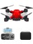 Başlangıç Drone 720P Hd Kameralı Drone Katlanabilir Taşıma Çantalı 4 Pervaneli Havada Sabit Kalır Kırmızı ve Siyah 1