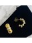 Halka Küpe Tırtıklı Küpe Kadın Serenay Küpe Kararmaz Xuping Gold 4