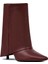 Kadın Bordo Ince Topuklu Deri Bot 25AFD160218 8