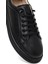 Kadın Siyah Bağcıklı Deri Sneaker 25AFD501418 9
