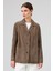 Gloria Kadın Vizon Oversize Süet Deri Ceket 25WGD560010 1