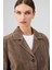 Gloria Kadın Vizon Oversize Süet Deri Ceket 25WGD560010 6