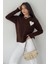 Kadın Kalpli Kalın Triko Kazak – Oversize & Minimal Romantik Stil 2