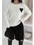 Kadın Kalpli Kalın Triko Kazak – Oversize & Minimal Romantik Stil 4