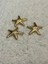 Yıldız Desen Altın Kaplama Metal Düğme 2