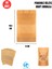 Pencereli Kilitli Kraft Doypack 50 Adet - 11 cm x 18.5 cm x 5 cm 1