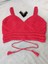Vip Handmade Kırmızı Crop Top Büstiyer 4