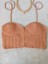 Vip Handmade Koyu Bej Crop Top Büstiyer 8