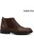 Hakiki Deri Yuvarlak Burun Kauçuk Taban Lastikli Günlük Erkek Bot 01206 1